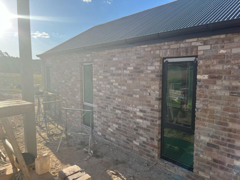 Recycled brick house