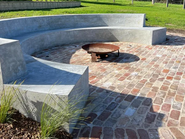 Recycled Bricks Firepit