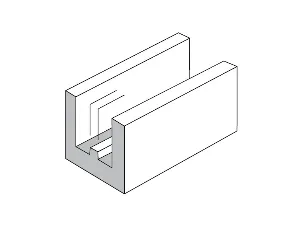 20.12 - Lintel Grey Blocks Durable and versatile, 20.18 Extra Deep Lintel Blocks are perfect for landscaping and construction. Part of the 200 Series Grey Block range