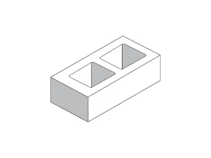 20.71 - Half Height Grey Blocks