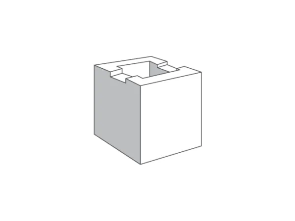 20.03-42 Half Channel Grey Blocks