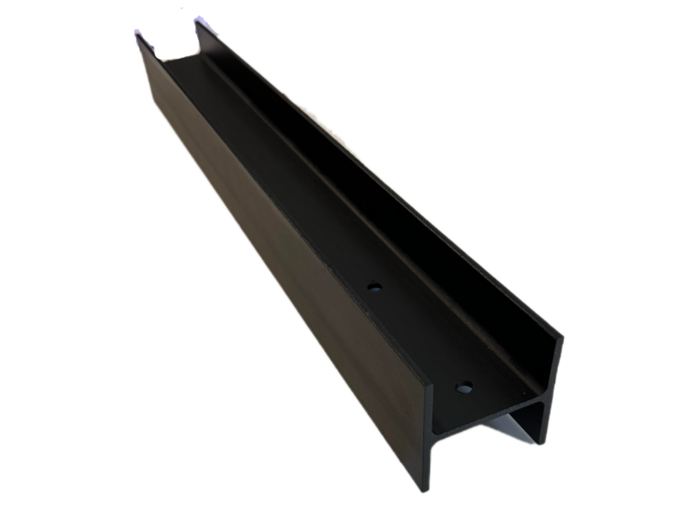 100mm Black H Posts