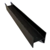 100mm Black H Posts